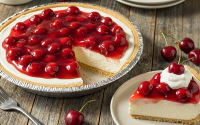 Icebox Cherry Cheesecake Pie